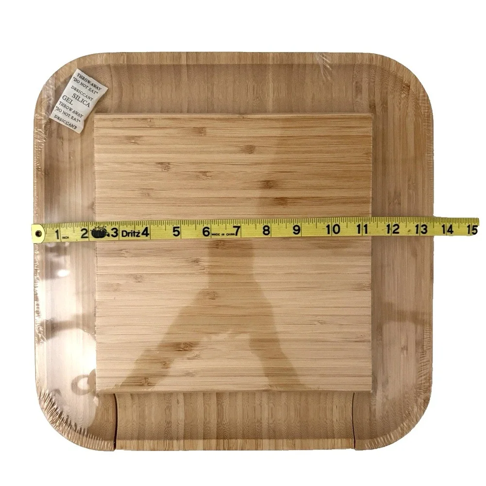 Bamboo Charcuterie Board w/Hidden Drawer with 7 Accessories by Bambusi NEW